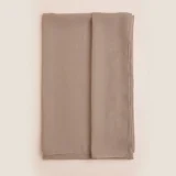Smoked Umber Textured Flowing Abaya Set