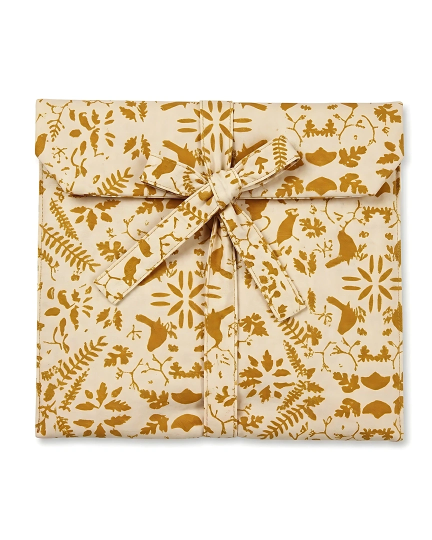 PJ1-b Golden Kaleidoscope Botanical Long Pajama Set