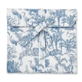 Arctic Blue Safari Toile Long Pajama Set