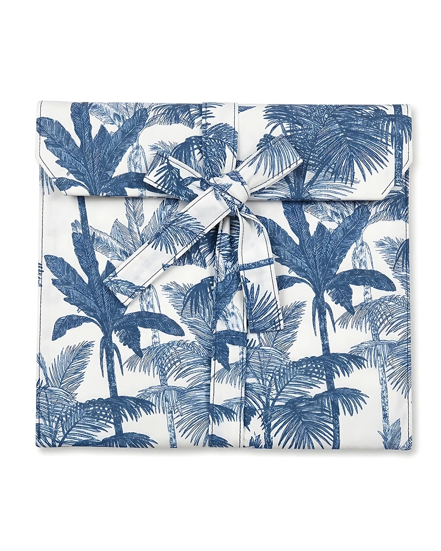 PJ12-b Midnight Palm Botanical Long Pajama Set