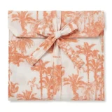 Sunset Palm Toile Long Pajama Set