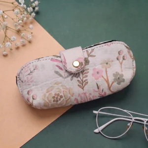 English Garden Soft Floral Quilted Glasses Pouch